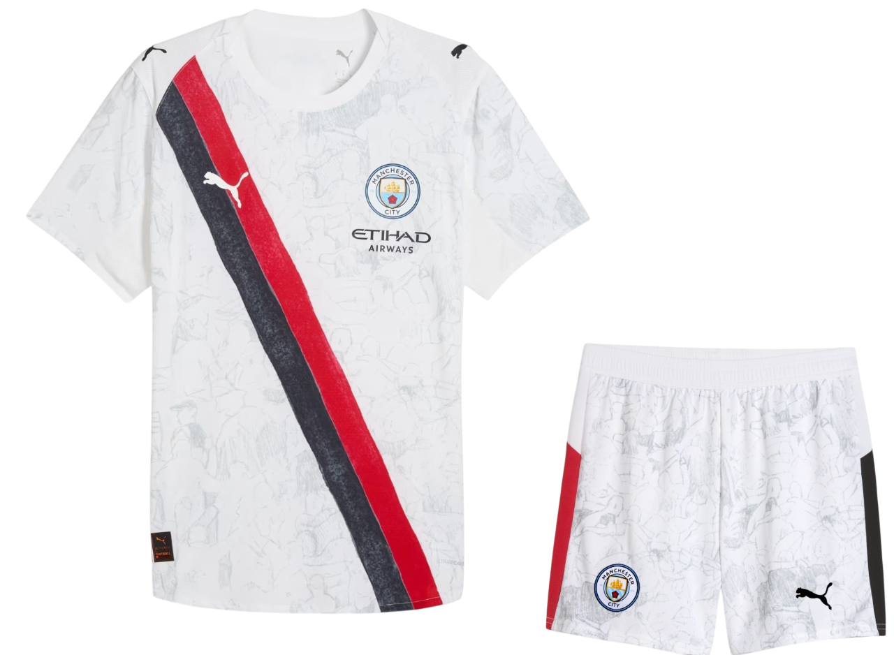 Kit infantil Manchester City 2025 2026 Puma oficial Kidsuper